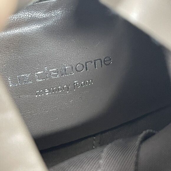 Liz Claiborne Yarmont Block Heel Over the Knee Boots Tan Taupe Size 6M - Picture 8 of 16